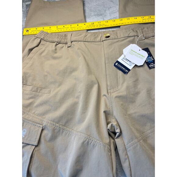 Little Donkey Andy Men's Quick Dry Cargo Pants Tan XL - Picture 3 of 10